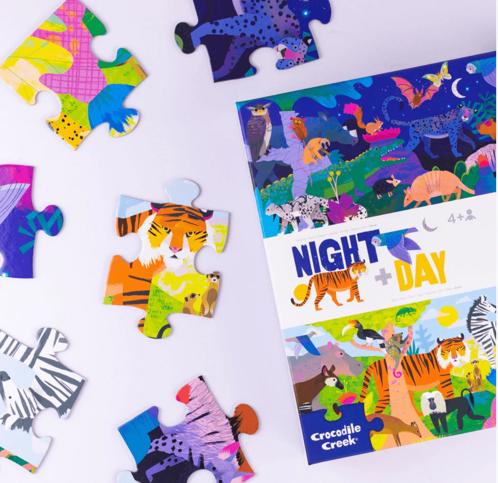 48 PIECE OPPOSITES PUZZZLE - NIGHT + DAY