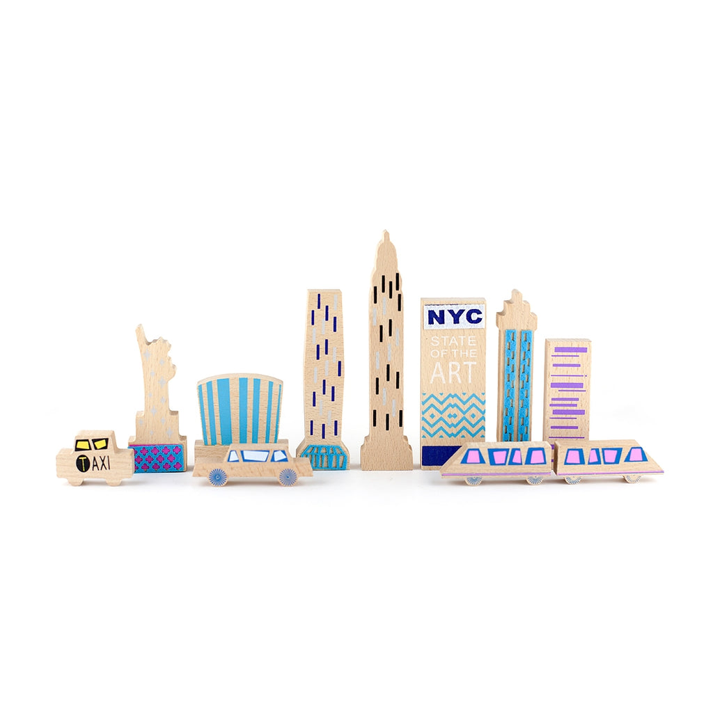 WANDERLUST WOOD + FELT THEMED NEW YORK PLAY SET