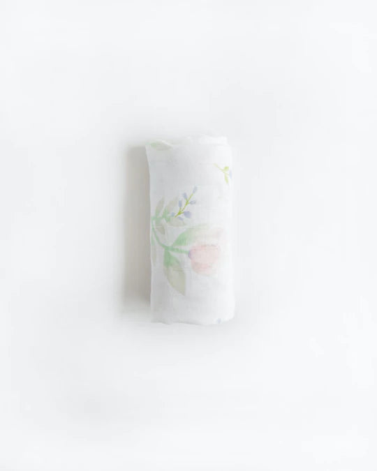 Deluxe Muslin Swaddle Blanket - Pink Peony