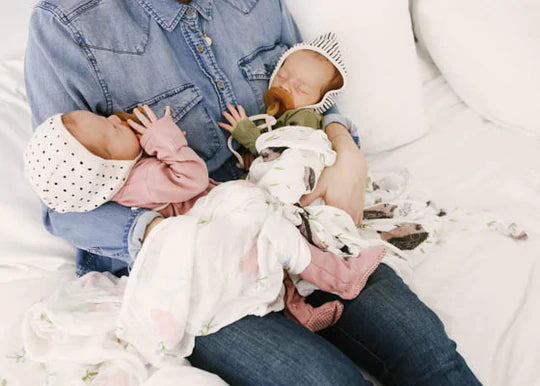 Deluxe Muslin Swaddle Blanket - Pink Peony