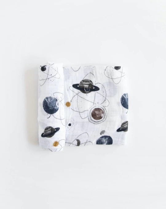 COTTON MUSLIN SWADDLE - PLANETARY