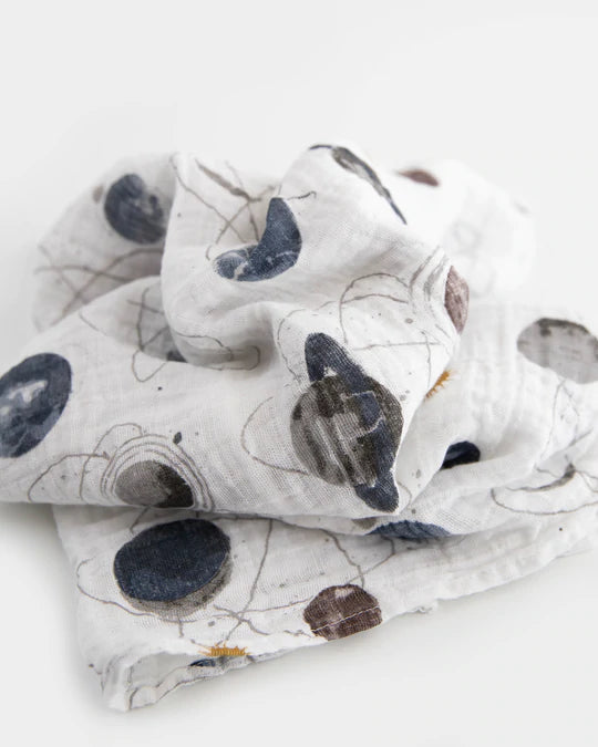 COTTON MUSLIN SWADDLE - PLANETARY