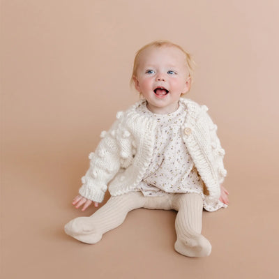 POPCORN CARDIGAN, CREAM