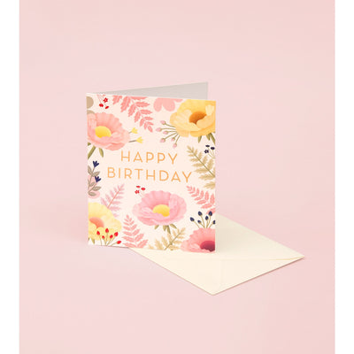 POPPY BIRTHDAY CARD