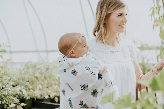Cotton Muslin Swaddle Blanket - Prickle Pots