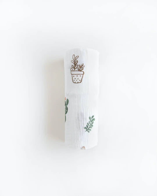 Cotton Muslin Swaddle Blanket - Prickle Pots