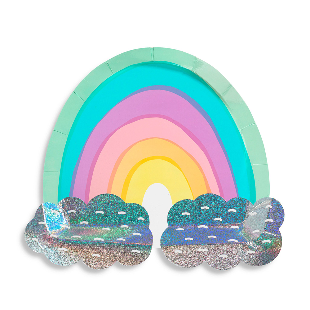 OVER THE RAINBOW DINNER PLATES