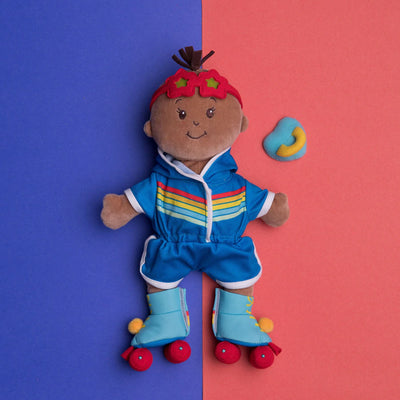 WEE BABY STELLA RAINBOW ROLLER DOLL