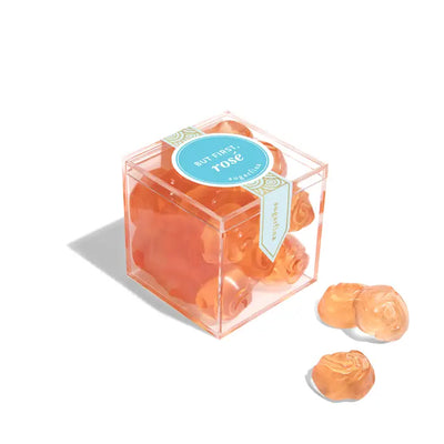 BUT FIRST, ROSÉ ROSES - SMALL CUBE