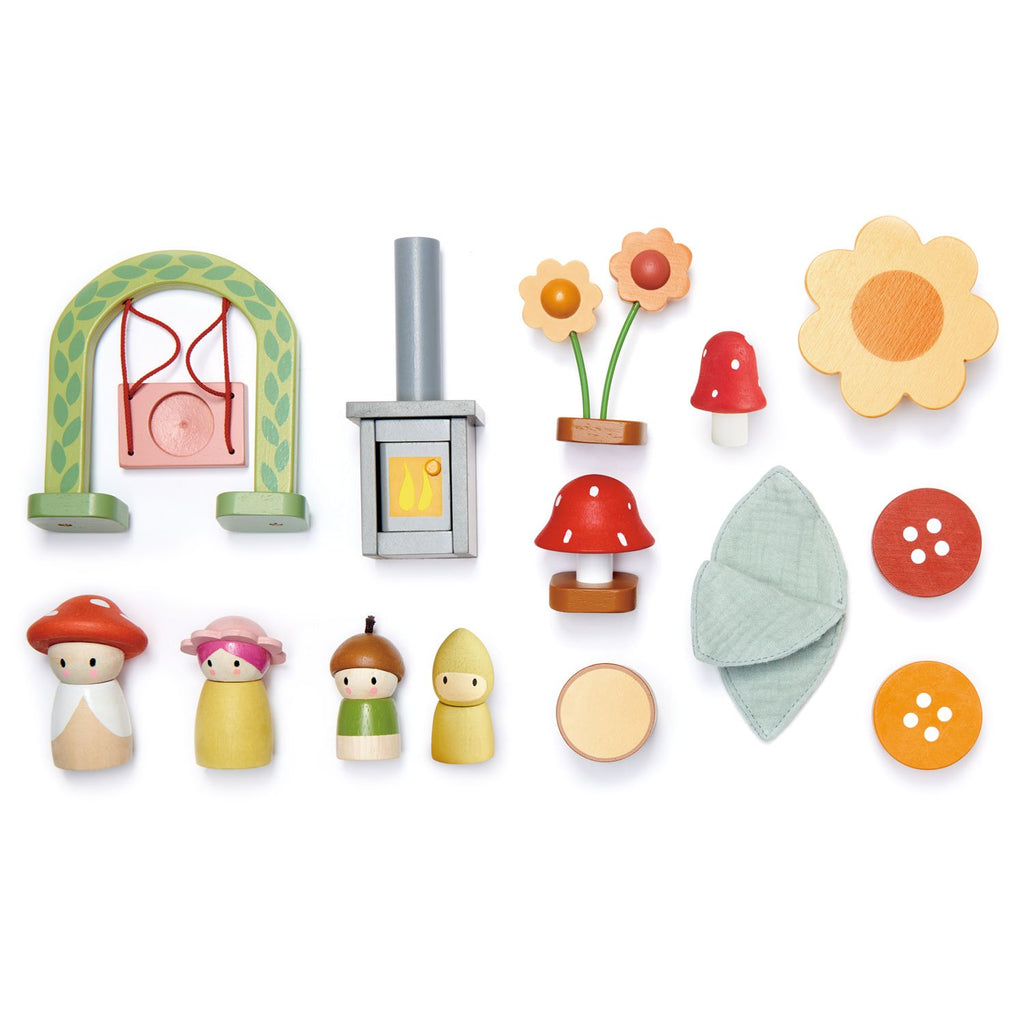 ROSEWOOD COTTAGE WOODEN TOY SET
