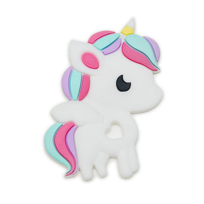 RAINBOW UNICORN SILICONE TEETHER