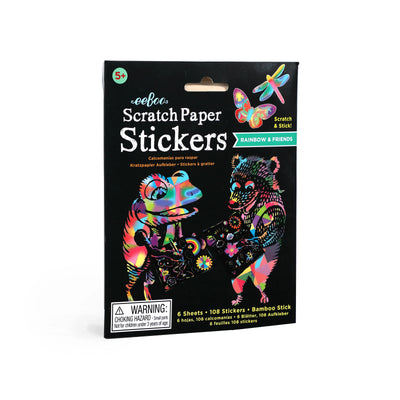 RAINBOW AND FRIENDS SCRATCH STICKERS