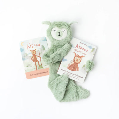 SEAFOAM ALPACA SNUGGLER - STRESS RELIEF