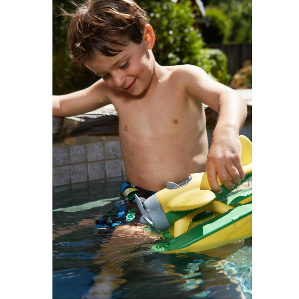 GREEN TOY - SEAPLANE (YELLOW)