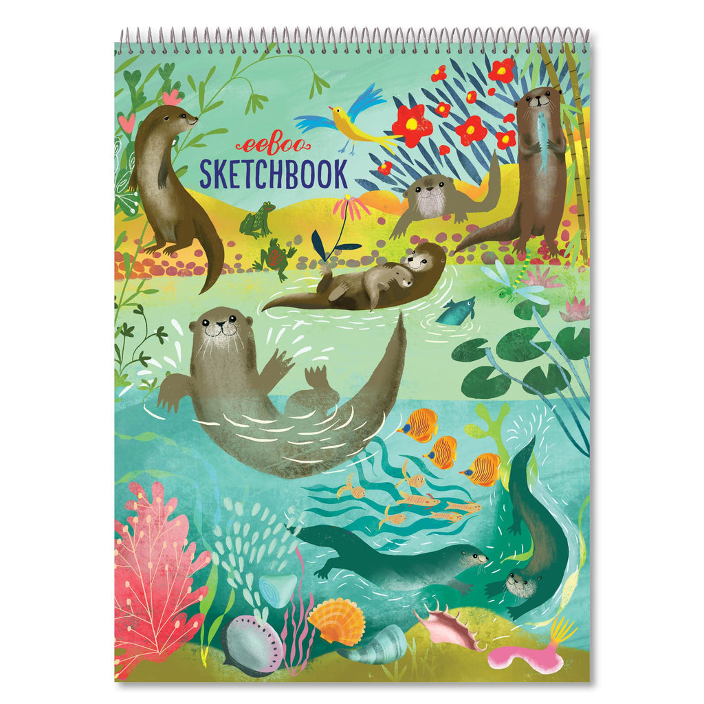OTTERS AT PLAY SKETCHBOOK