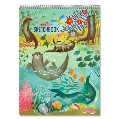 OTTERS AT PLAY SKETCHBOOK