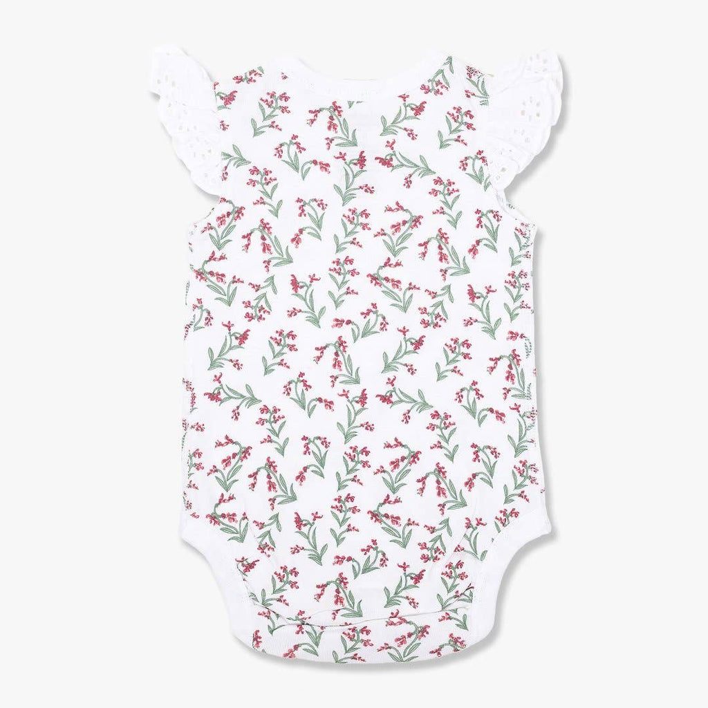 SAGE FLOWER LACE BODYSUIT