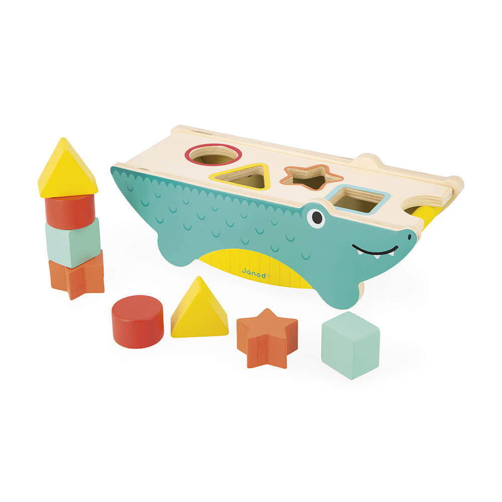 SHAPE SORTING CROCODILE