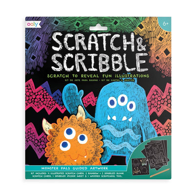 SCRATCH & SCRIBBLE - MONSTER PALS