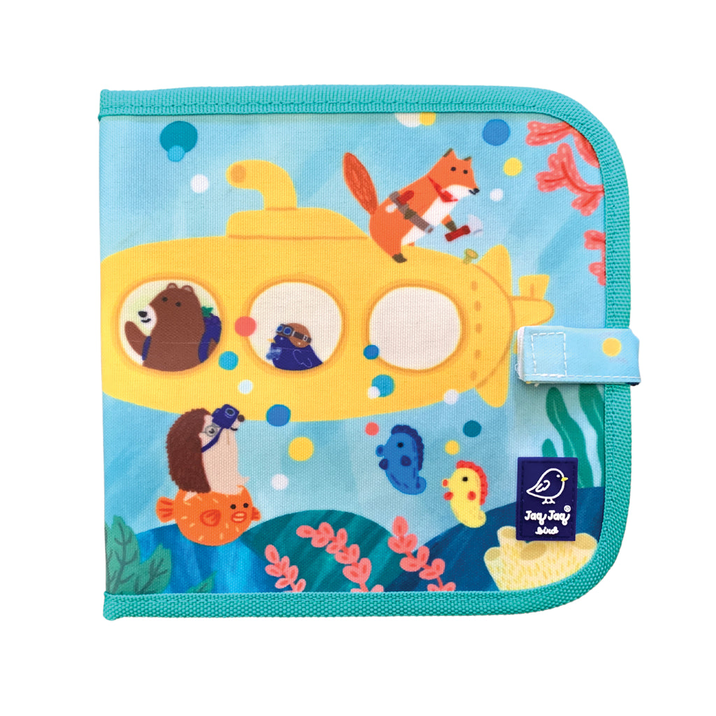 JAQ JAQ & FRIENDS - DOODLE IT & GO ERASABLE BOOK