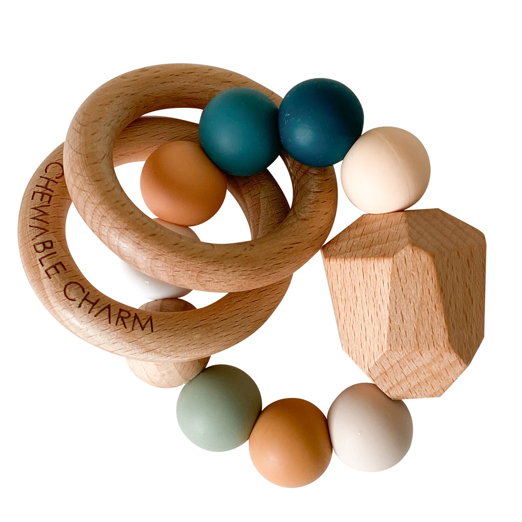 HAYES SILICONE + WOOD TEETHER
