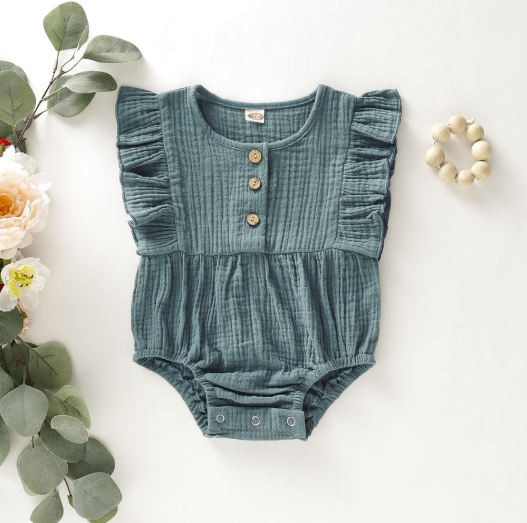 SOPHIE RUFFLE SLEEVE BODYSUIT