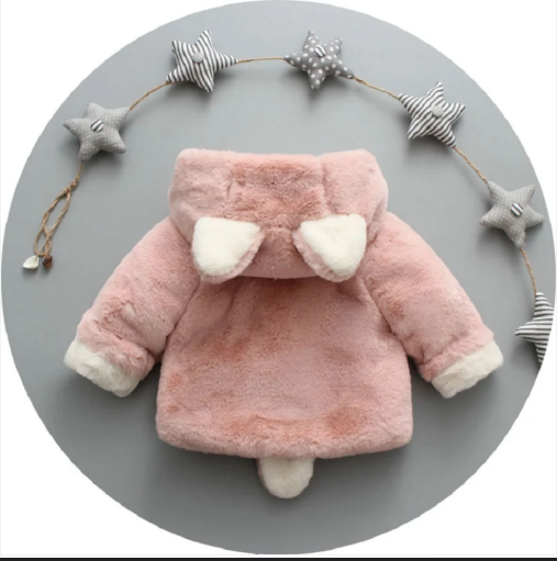 FINAL SALE - COZY FOX HOODED COAT