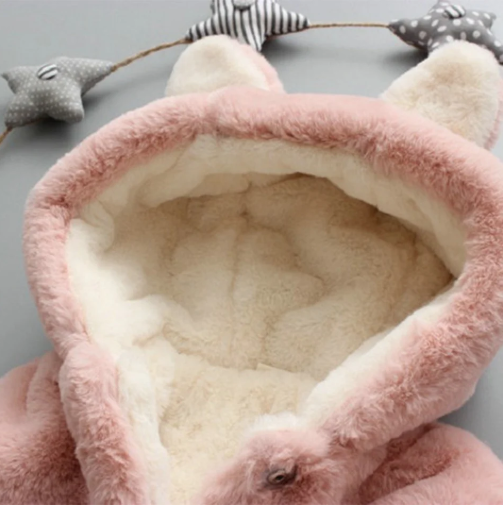 FINAL SALE - COZY FOX HOODED COAT