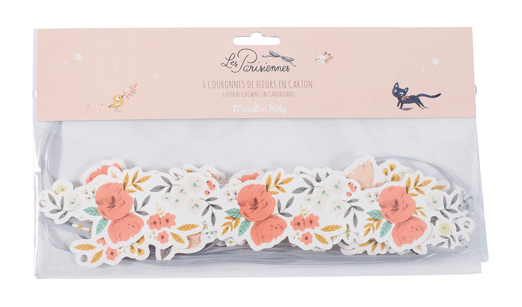 LES PARISIENNES CARDBOARD CROWNS