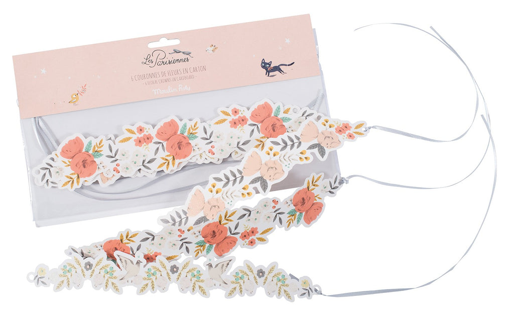 LES PARISIENNES CARDBOARD CROWNS