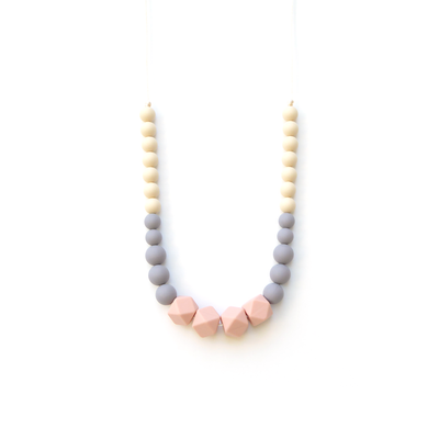 GEO STATEMENT SILICONE TEETHING NECKLACE