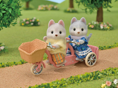 TANDEM CYCLING SET - HUSKEY BROTHER AND SISTER