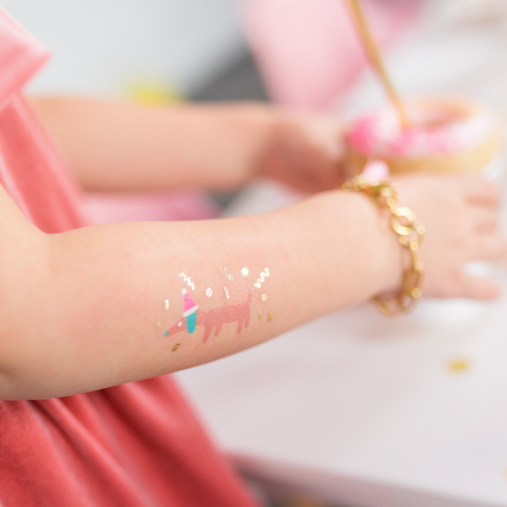 MERRY & BRIGHT TEMPORARY TATTOOS - 2PK