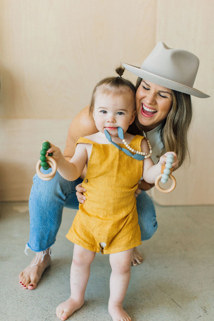 HAYES SILICONE + WOOD TEETHER