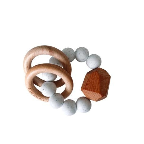 HAYES SILICONE + WOOD TEETHER