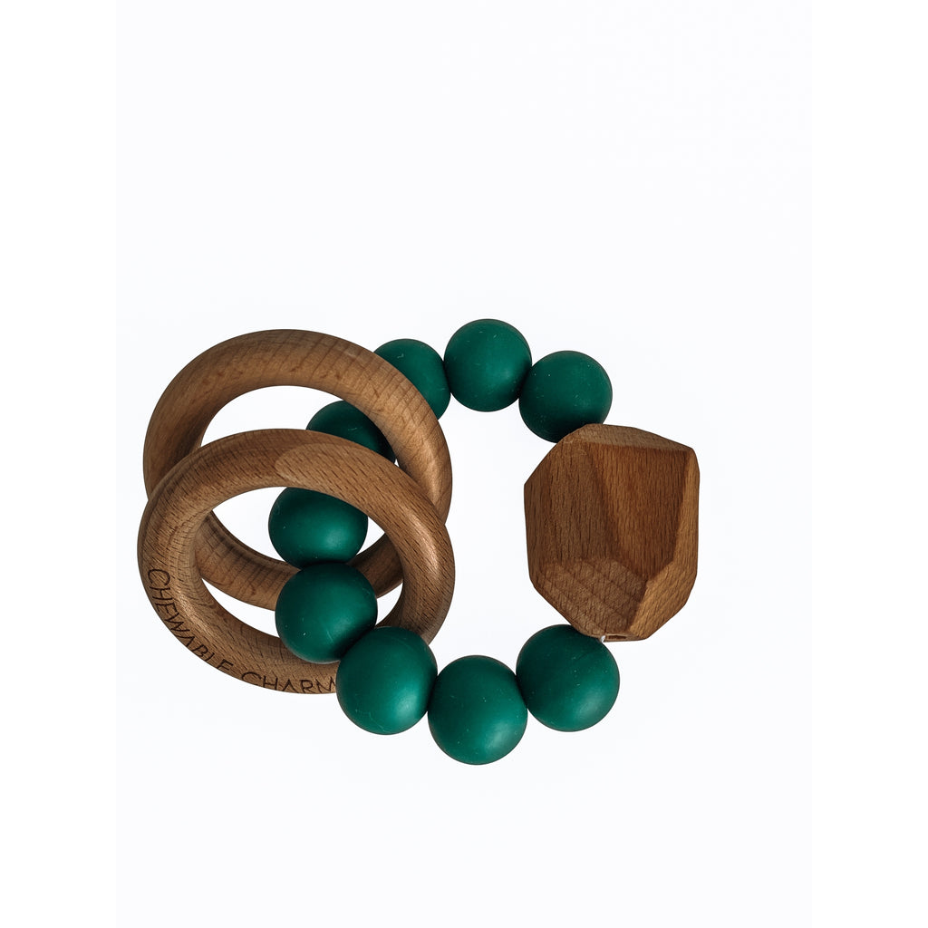 HAYES SILICONE + WOOD TEETHER