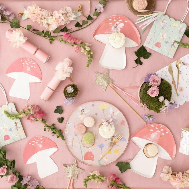 FAIRY TOADSTOOL PLATES