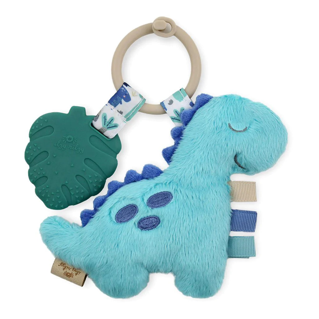 ITZY PAL PLUSH + TEETHER - DINOSAUR
