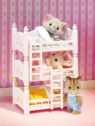 CALICO CRITTERS TRIPLE BABY BUNK BEDS