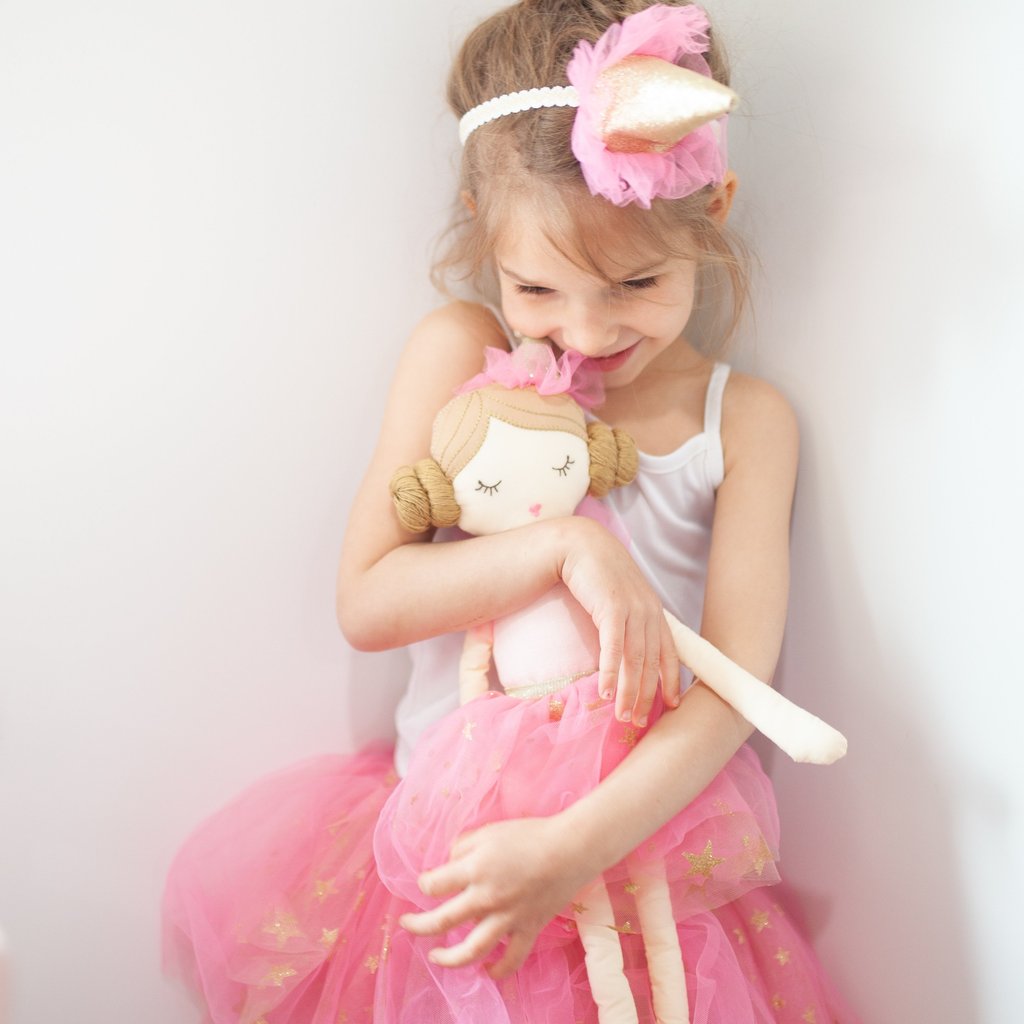 TUTU SKIRT AND PARTY HAT DRESS UP SET