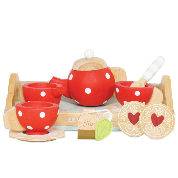 TEA SET & TRAY
