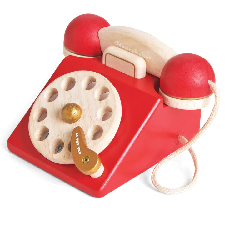 Vintage Wooden Phone
