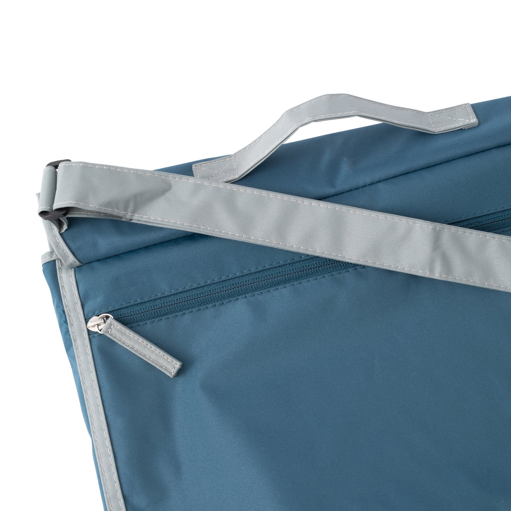 NAVY GINGHAM OUTDOOR BLANKET
