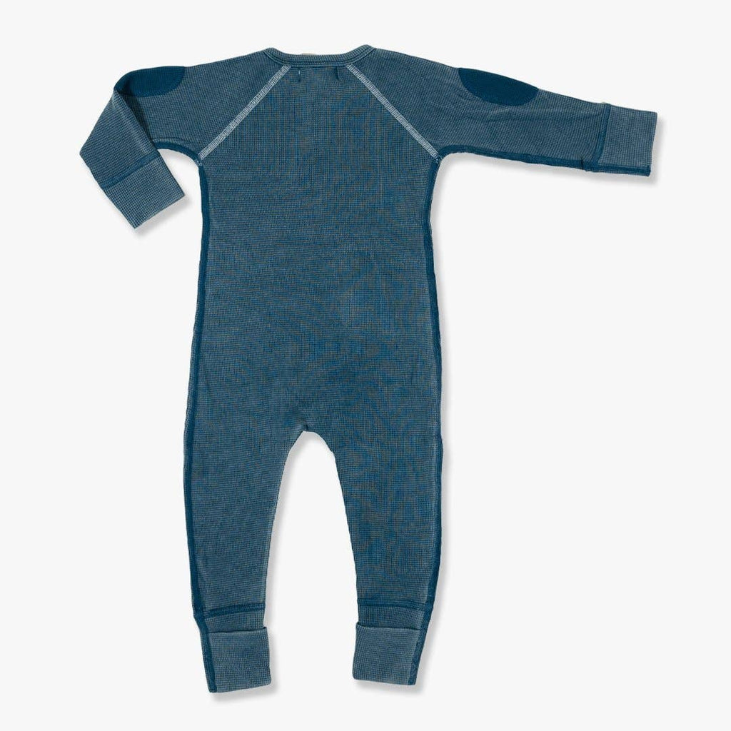 WAFFLE ZIP ROMPERS