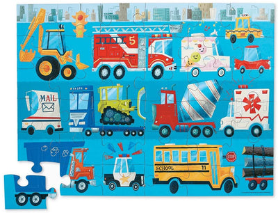 36 PIECE FLOOR PUZZLE - VEHICLES