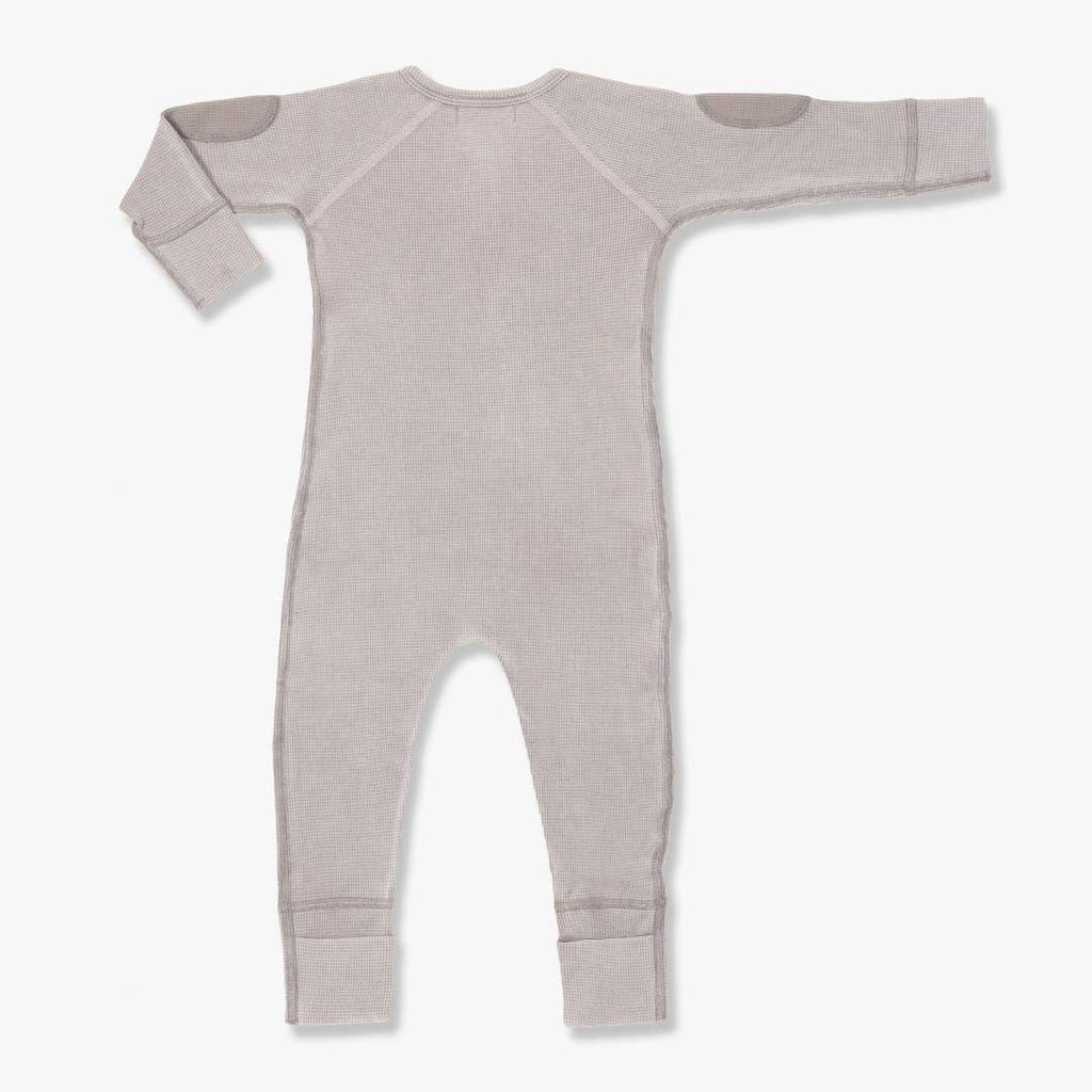 WAFFLE ZIP ROMPERS