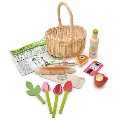 WICKER SHOPPING BASKET