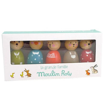 GRANDE FAMILLE WOODEN CHARACTERS