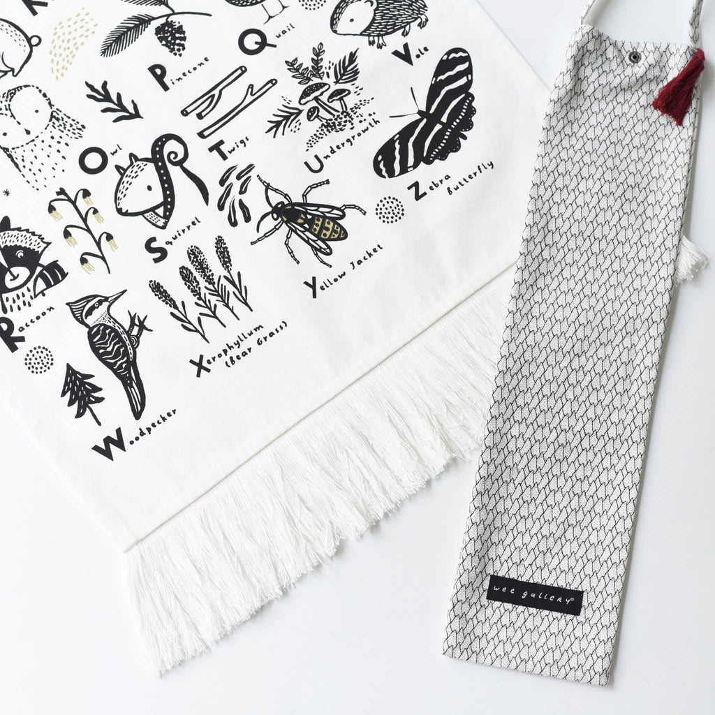 WOODLAND ALPHABET PRINTED TAPESTRY