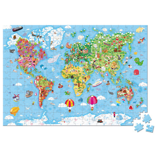 GIANT PUZZLE WORLD MAP